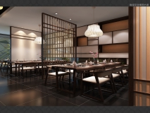 武進(jìn)吾悅廣場 日式料理店 散座區(qū)