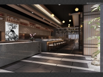 武進(jìn)吾悅廣場 日式料理店 吧臺(tái)區(qū)